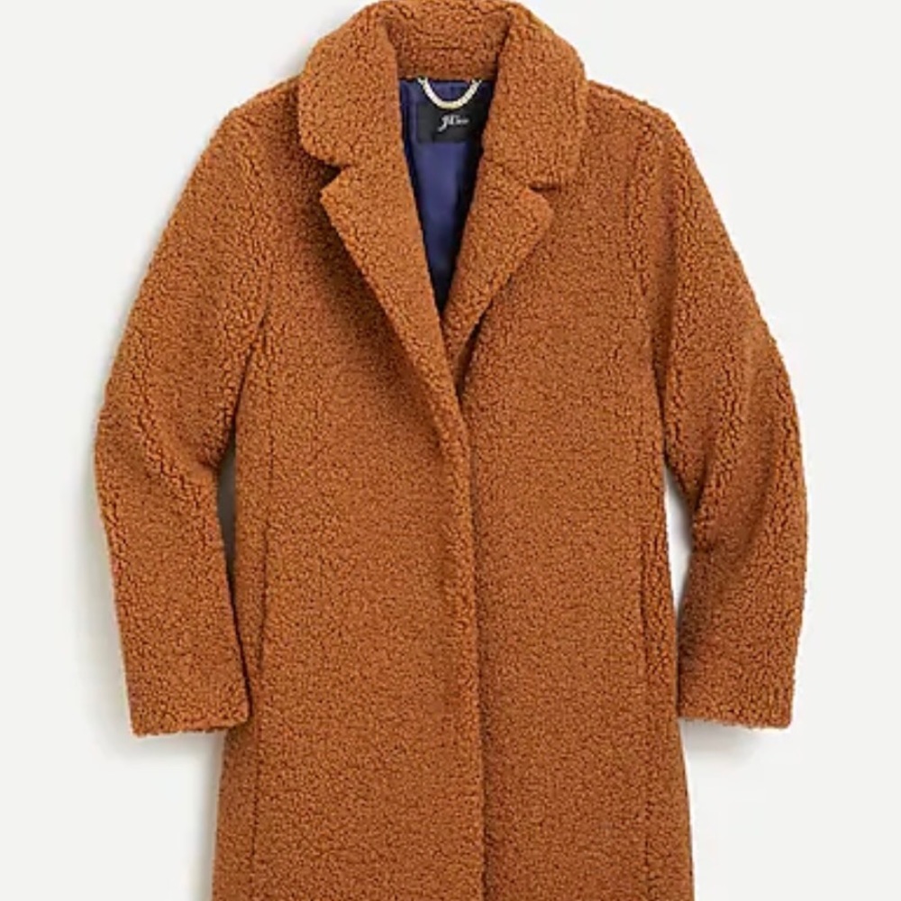 JCrew teddy Sherpa jacket size S. NWT